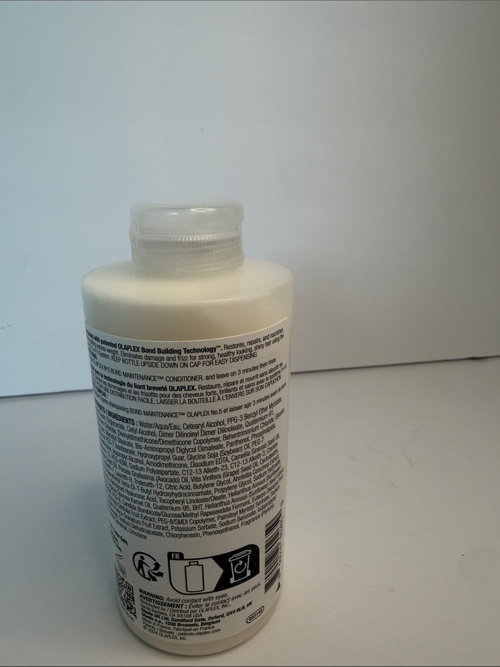 OLAPLEX No.5 Bond Maintenance Conditioner - White Bottle with Black Text - Picture 3 of 4